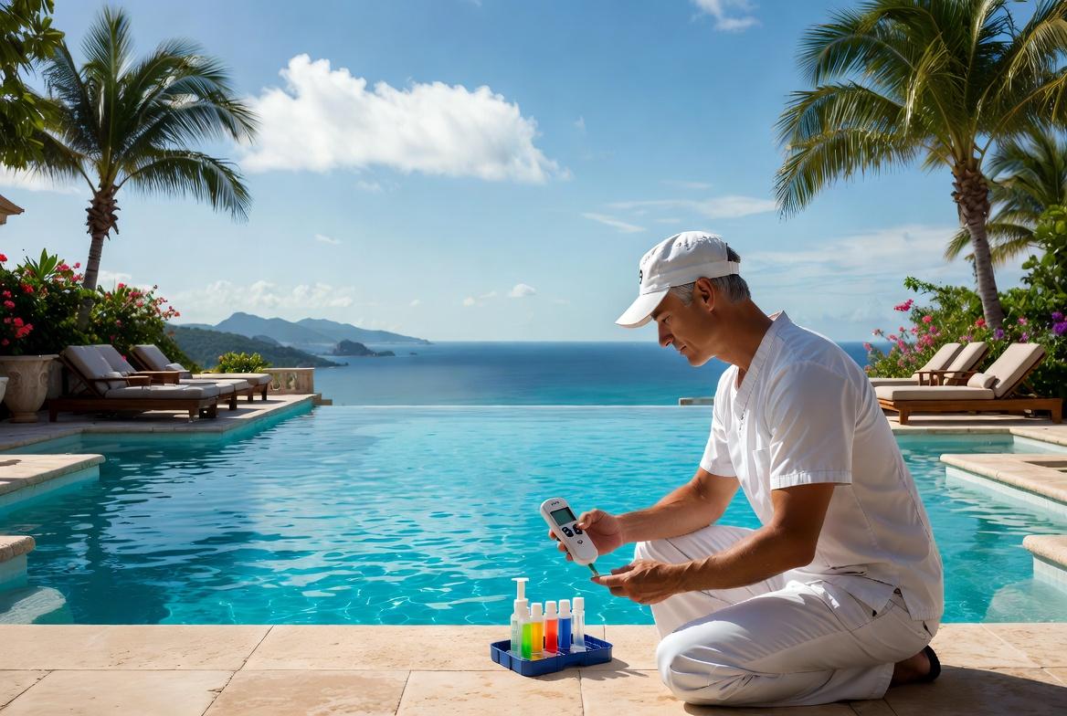 Pool leak detection and Phase Technology water quality testing in Cape Town by certified technician